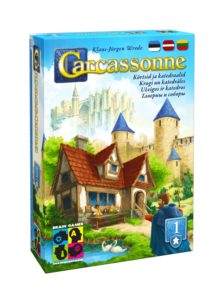 Brain Games LT Stalo žaidimai Carcassonne 1: užeigos ir katedros (Papildymas)