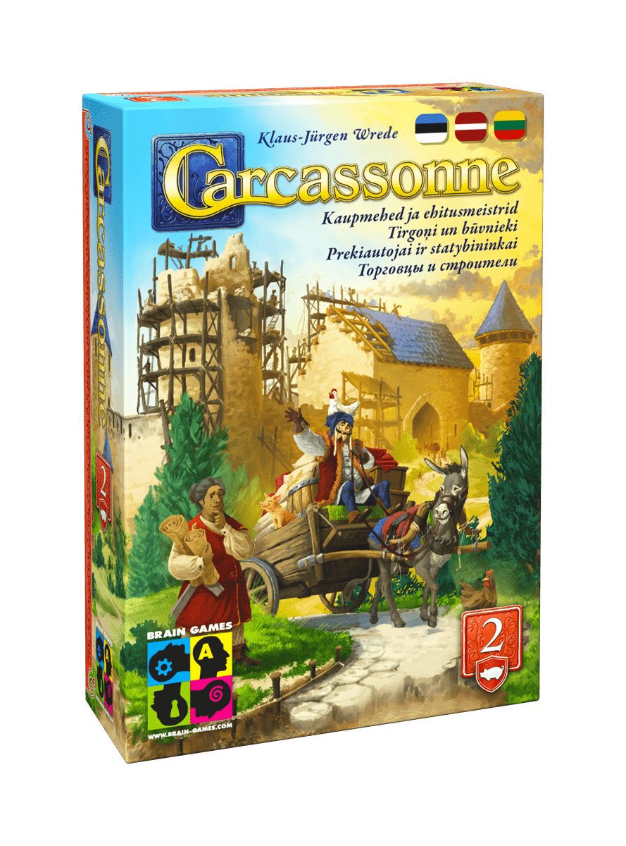 Brain Games LT Stalo žaidimai Carcassonne 2: prekiautojai ir statybininkai (Papildymas)(2025)