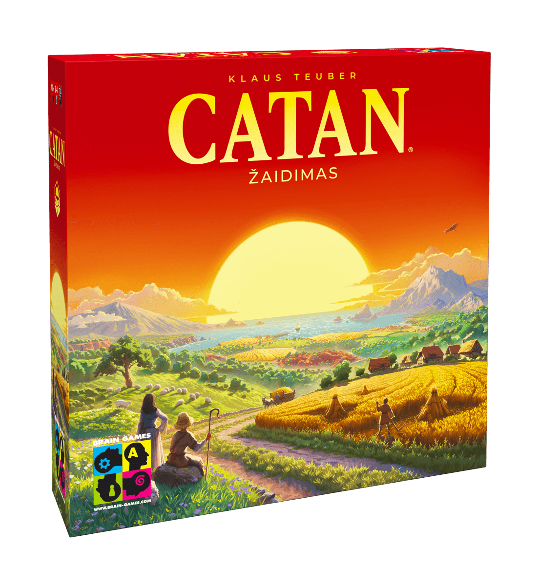 Brain Games LT Stalo žaidimai Catan (LT) (atnaujintas leidimas)