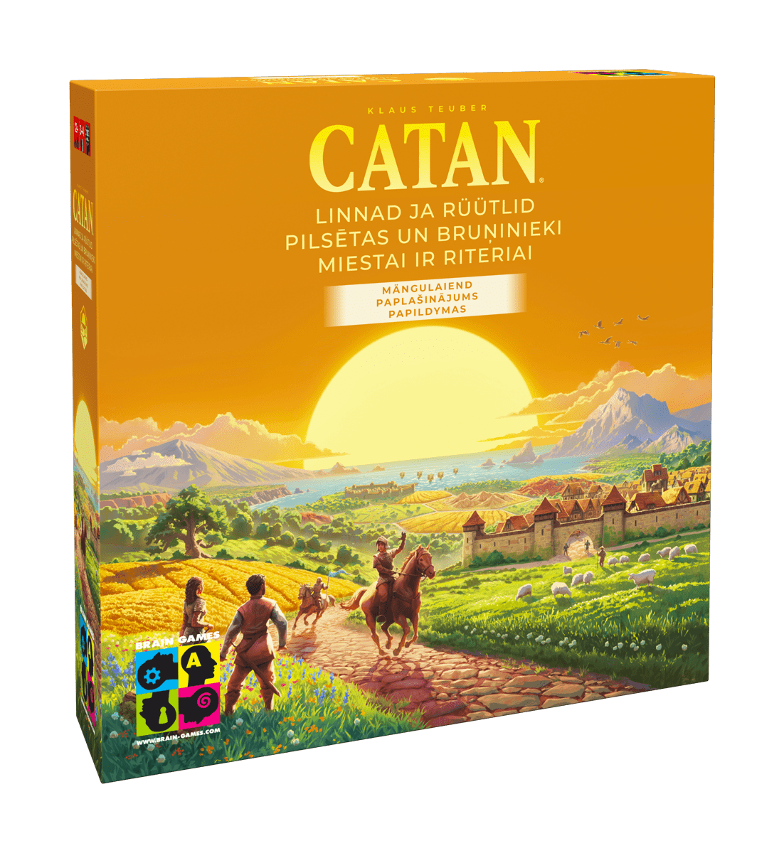 Brain Games LT Stalo žaidimai Catan: Miestai ir riteriai (Papildymas) (2025)
