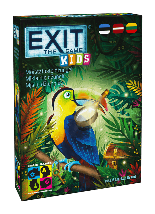 Brain Games LT Stalo žaidimai Exit: Mįslių džiunglės