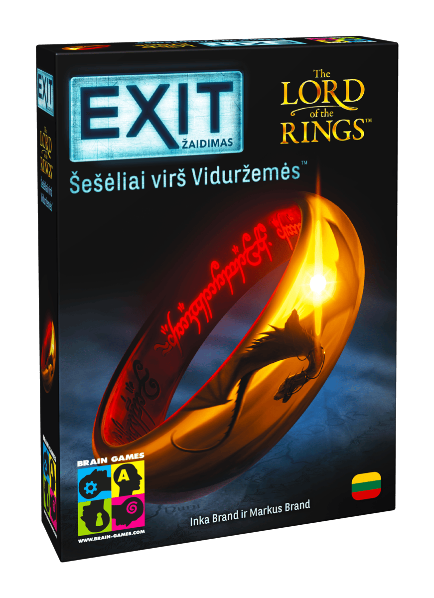 Brain Games LT Stalo žaidimai Exit: Žiedų valdovas. Šešėliai virš Viduržemės