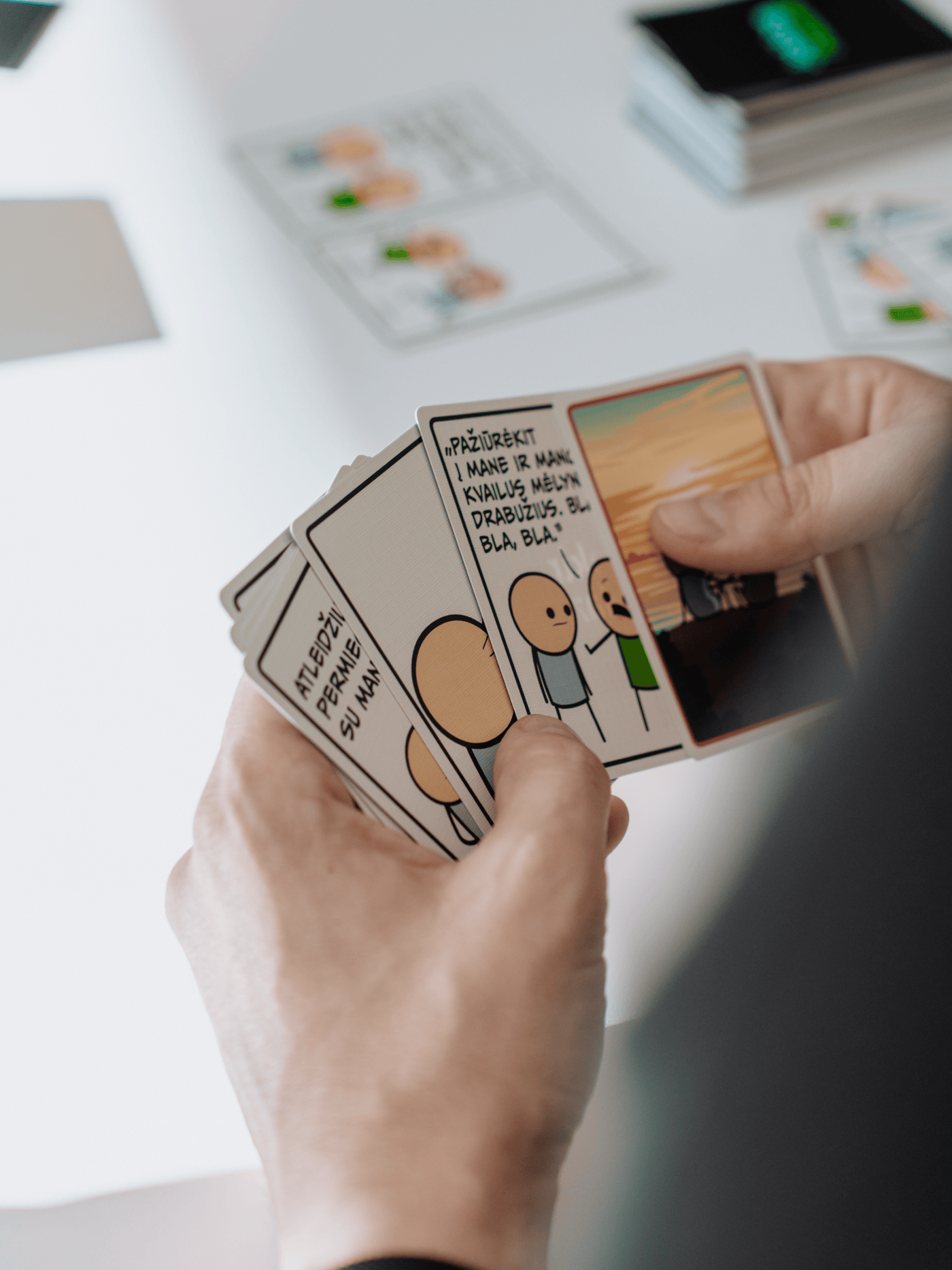 Brain Games LT Stalo žaidimai Joking Hazard