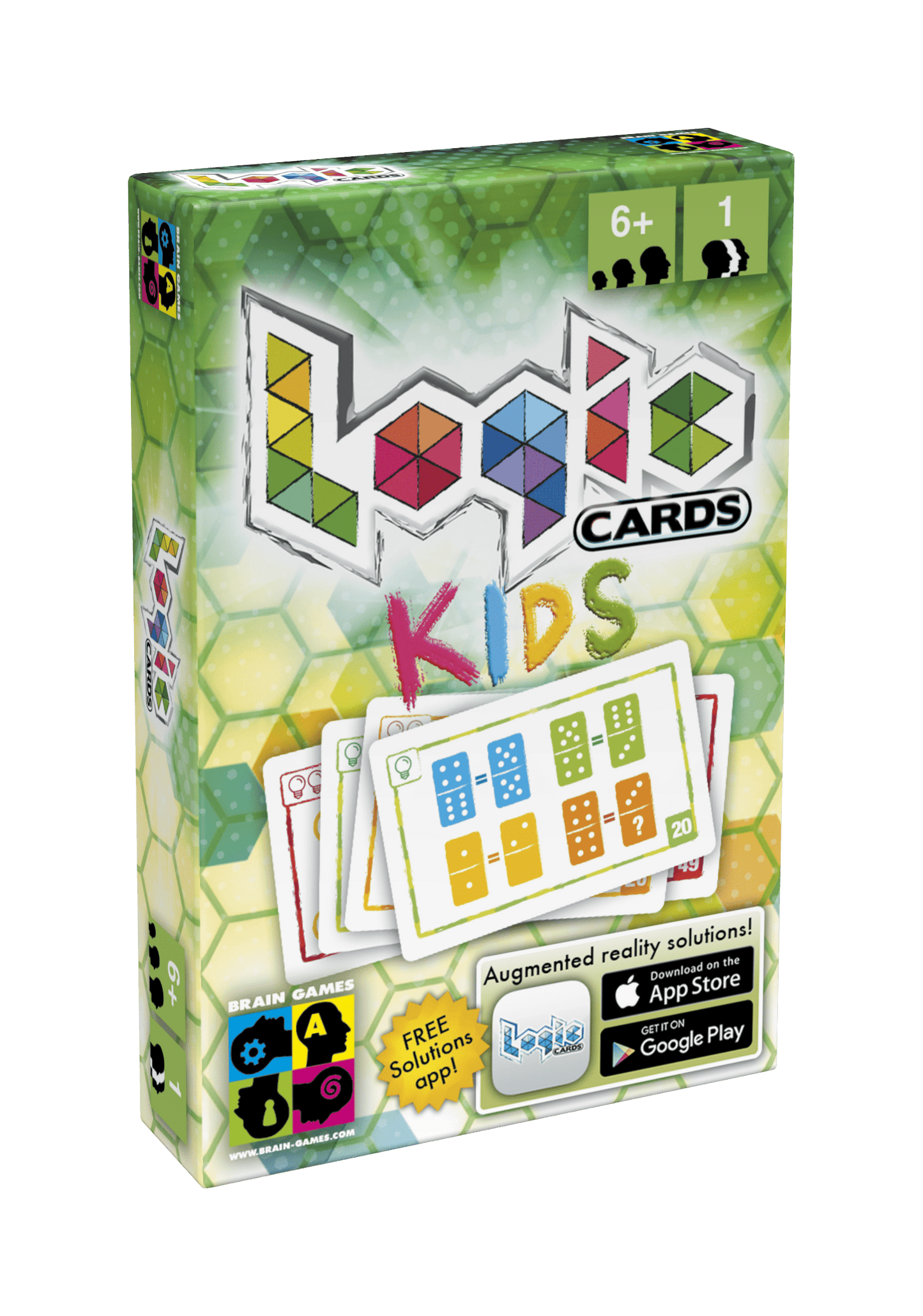 Brain Games LT Stalo žaidimai Logic Cards Kids Green