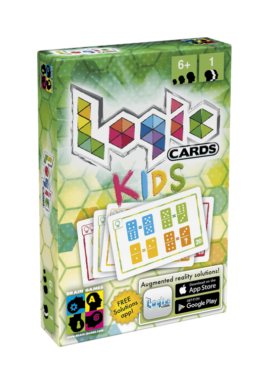 Brain Games LT Stalo žaidimai Logic Cards Kids Green