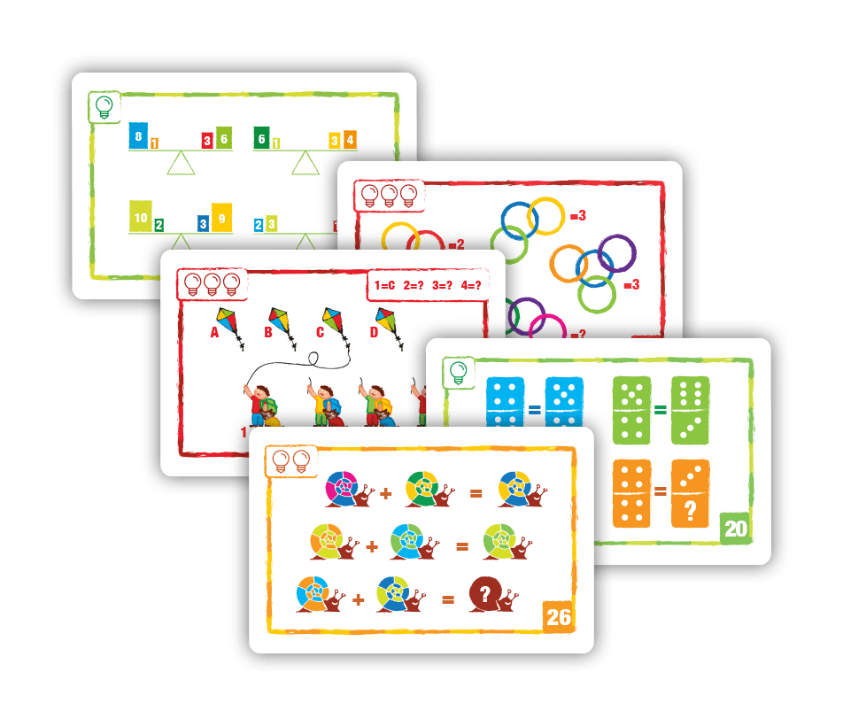 Brain Games LT Stalo žaidimai Logic Cards Kids Green