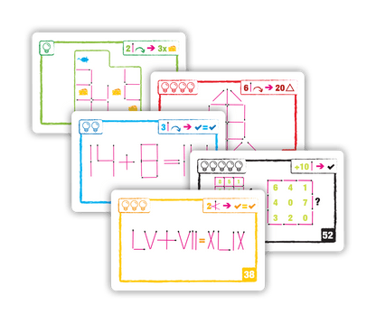 Brain Games LT Stalo žaidimai Logic Cards Matchsticks