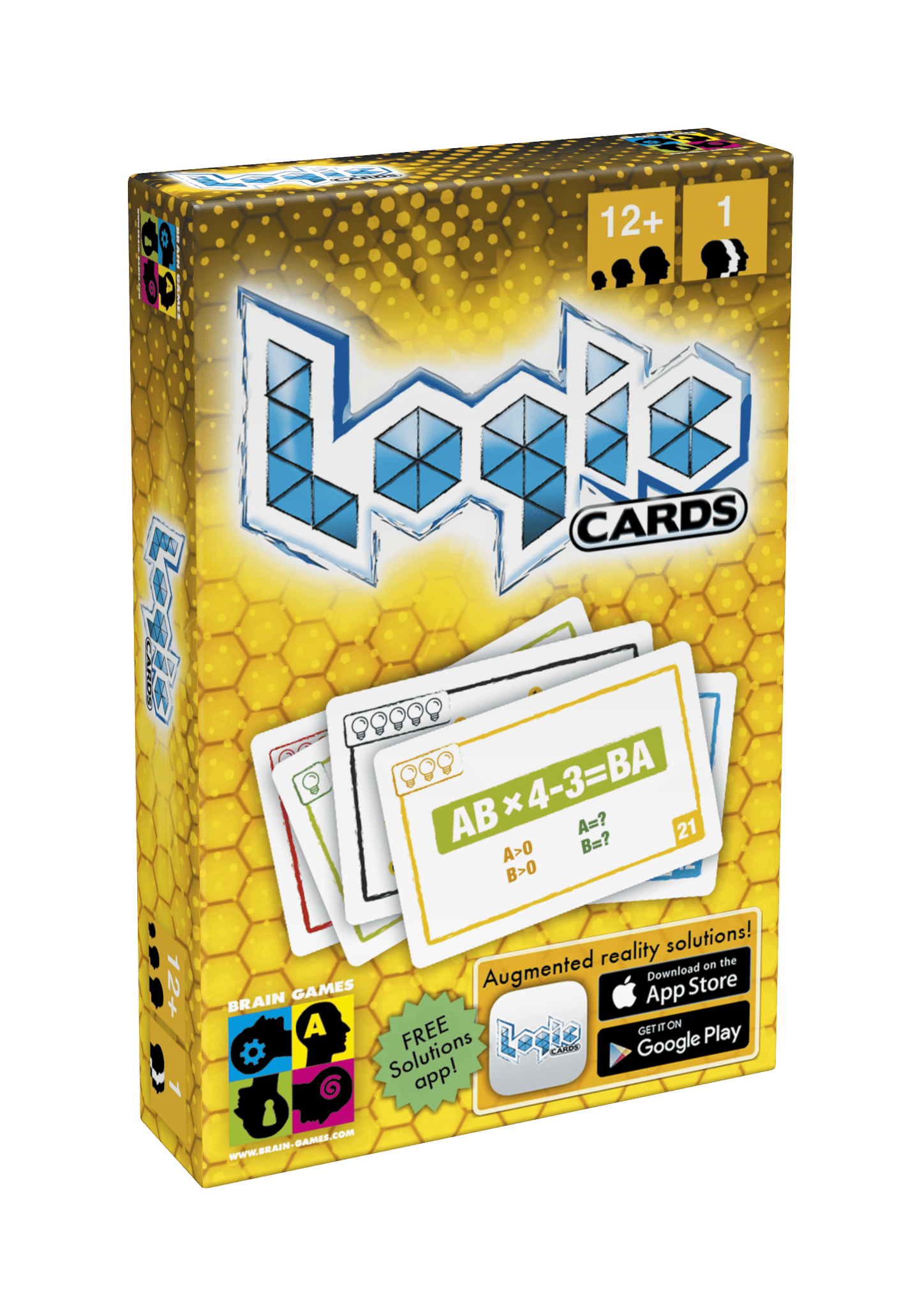 Brain Games LT Stalo žaidimai Logic Cards Yellow