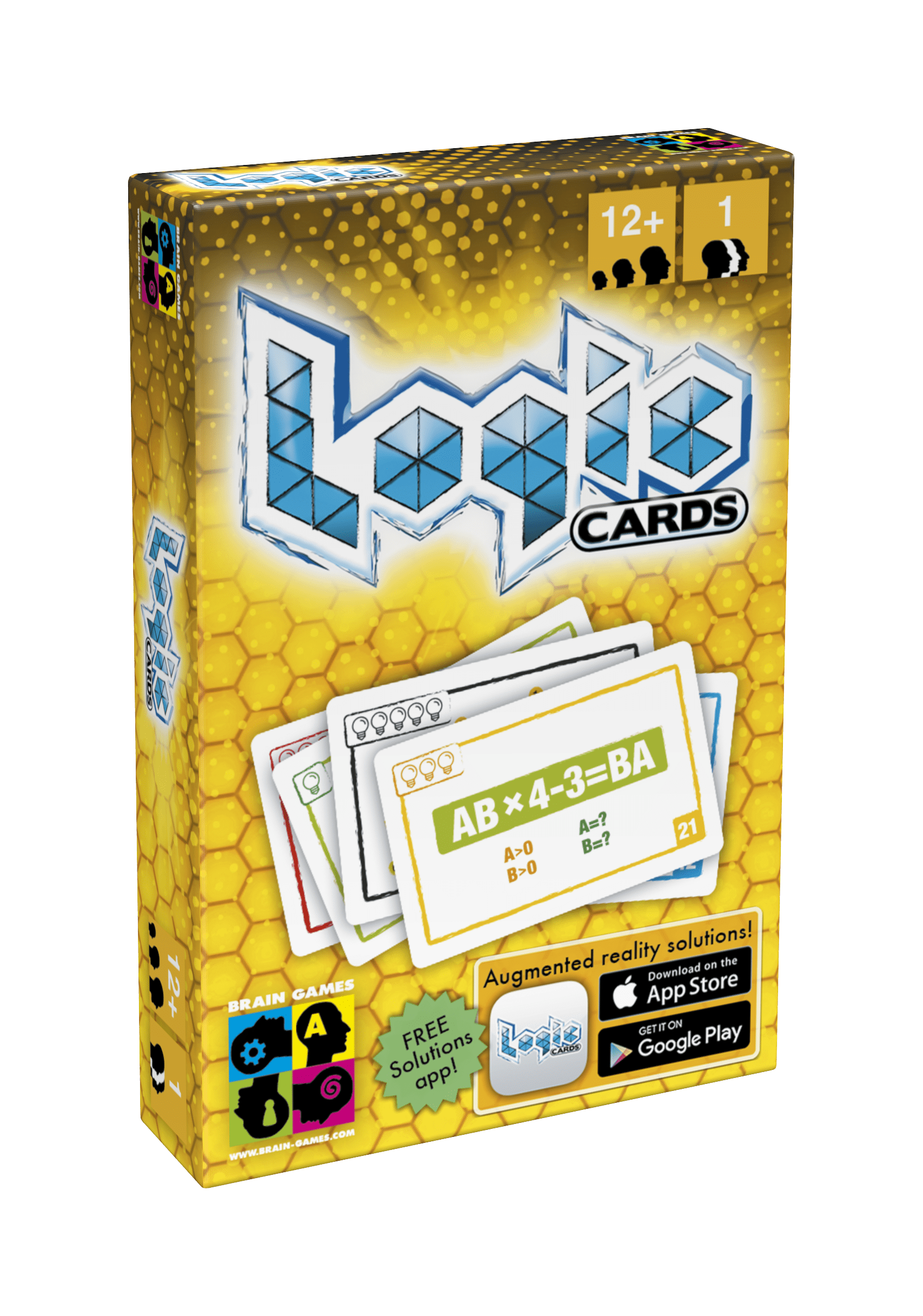 Brain Games LT Stalo žaidimai Logic Cards Yellow