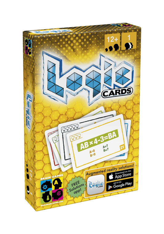 Brain Games LT Stalo žaidimai Logic Cards Yellow