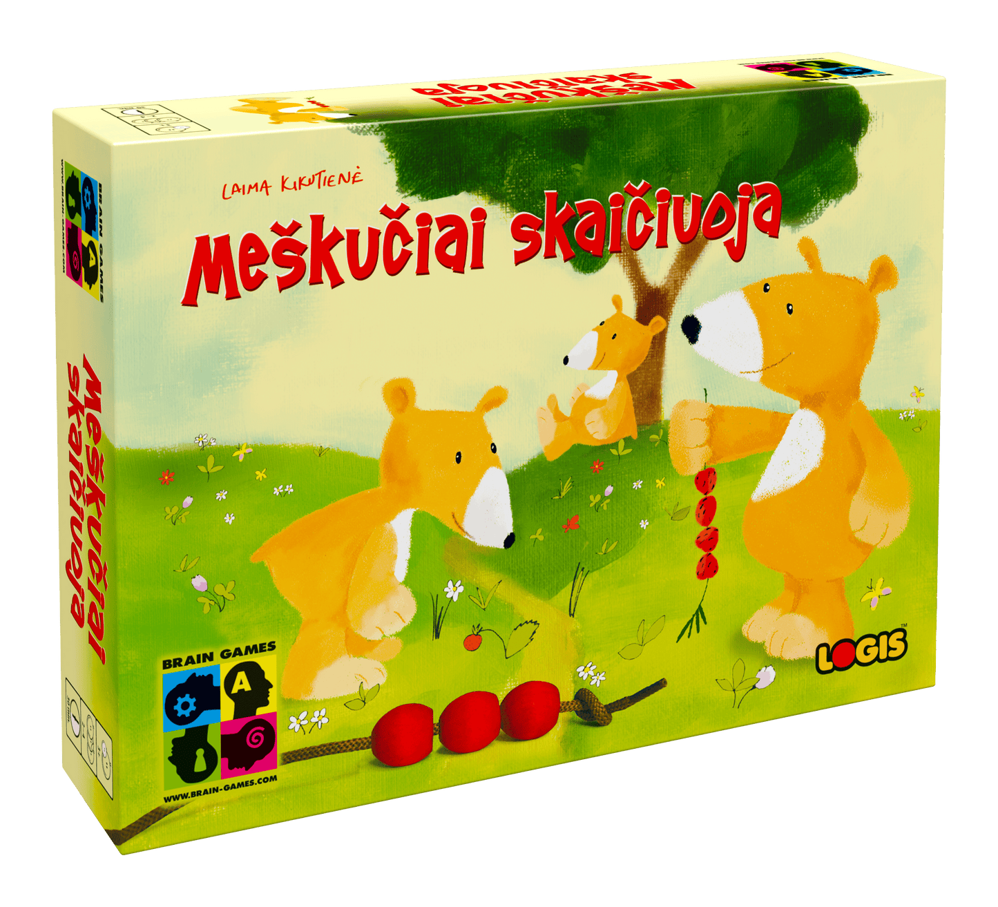 Brain Games LT Stalo žaidimai Meškučiai skaičiuoja