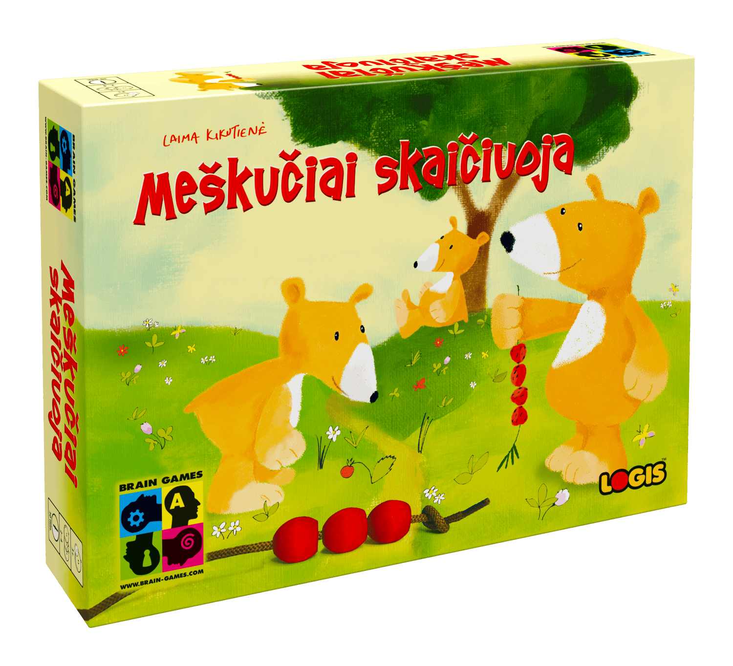 Brain Games LT Stalo žaidimai Meškučiai skaičiuoja