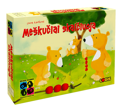 Brain Games LT Stalo žaidimai Meškučiai skaičiuoja