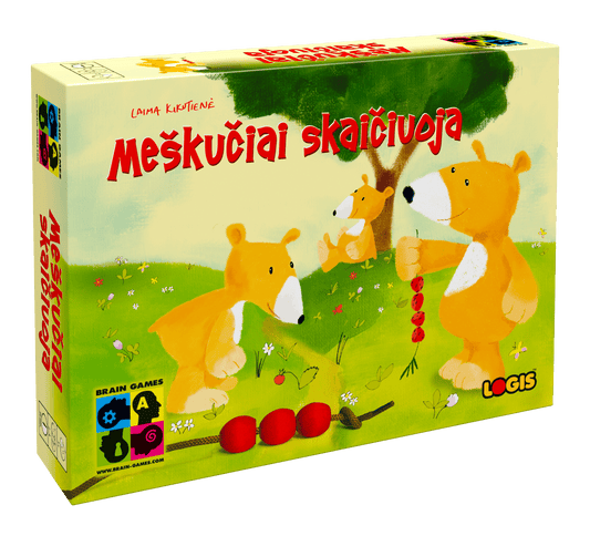 Brain Games LT Stalo žaidimai Meškučiai skaičiuoja