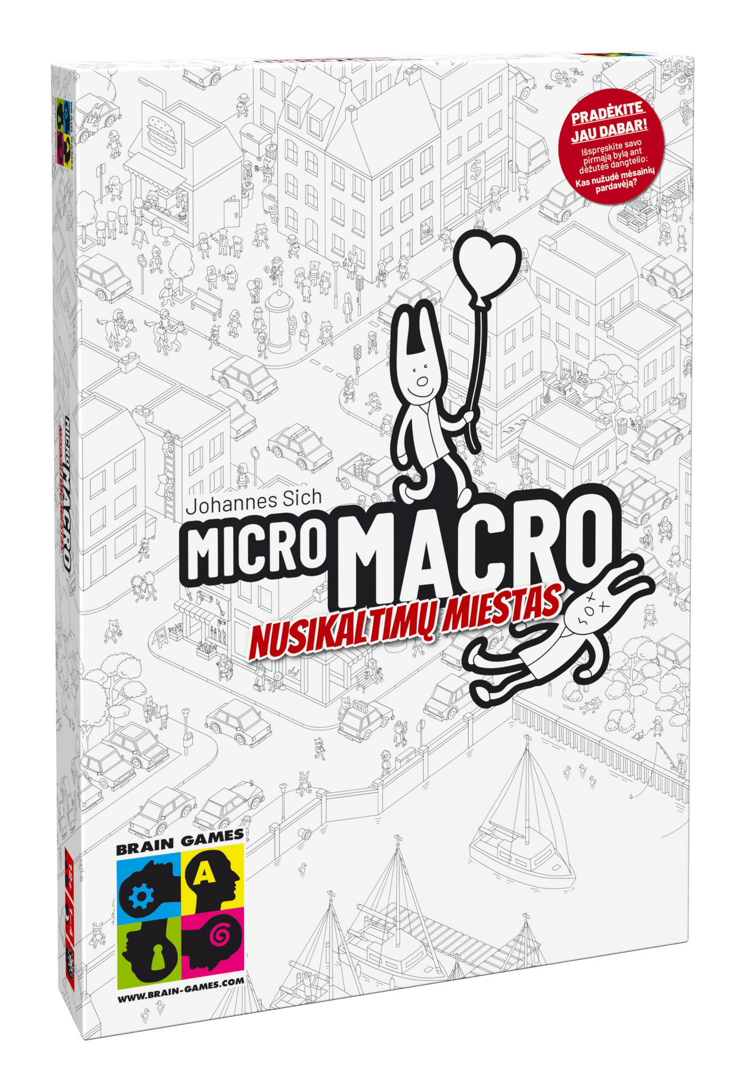 Brain Games LT Stalo žaidimai MicroMacro: nusikaltimų miestas