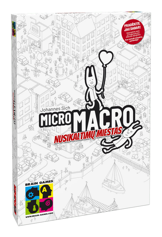 Brain Games LT Stalo žaidimai MicroMacro: nusikaltimų miestas