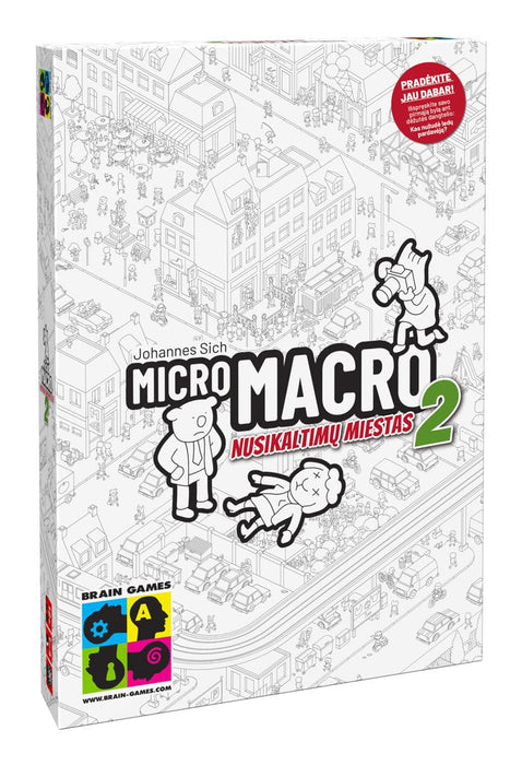 Brain Games LT Stalo žaidimai MicroMacro: Nusikaltimų miestas 2