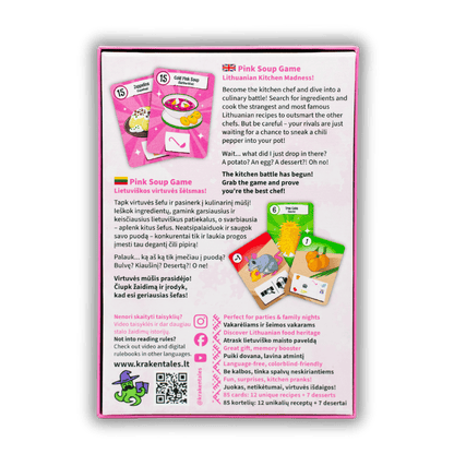 Brain Games LT Stalo žaidimai Pink soup game