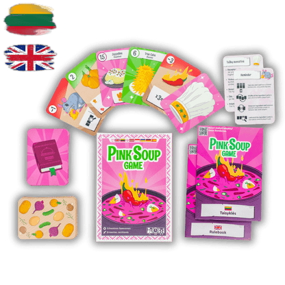 Brain Games LT Stalo žaidimai Pink soup game