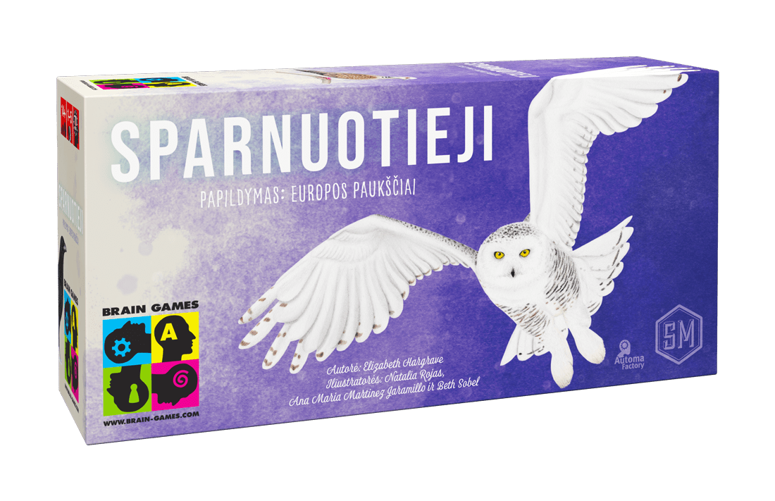Brain Games LT Stalo žaidimai Sparnuotieji: Europos paukščiai (papildymas)