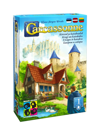 Carcassonne 1: užeigos ir katedros (Papildymas) (2025)-Stalo žaidimai-Brain Games LT