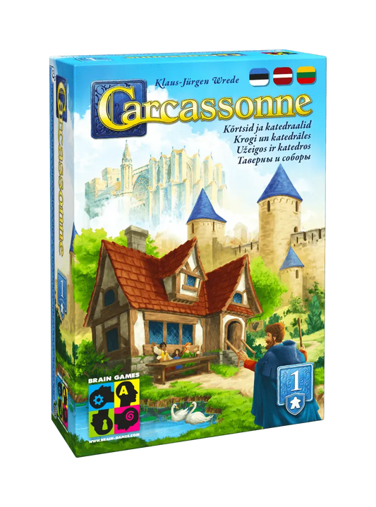 Carcassonne 1: užeigos ir katedros (Papildymas) (2025)-Stalo žaidimai-Brain Games LT