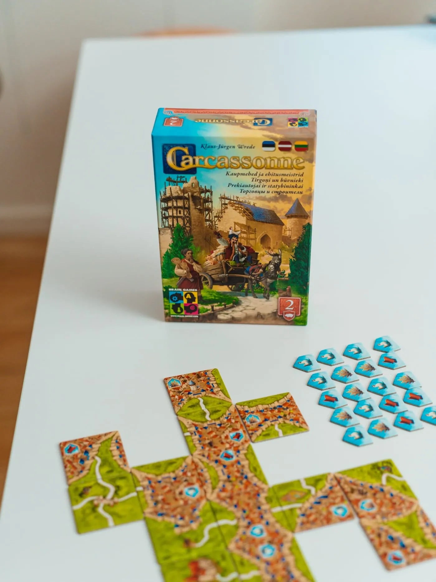 Brain Games LT Stalo žaidimai Carcassonne 2: prekiautojai ir statybininkai (Papildymas)(2025)