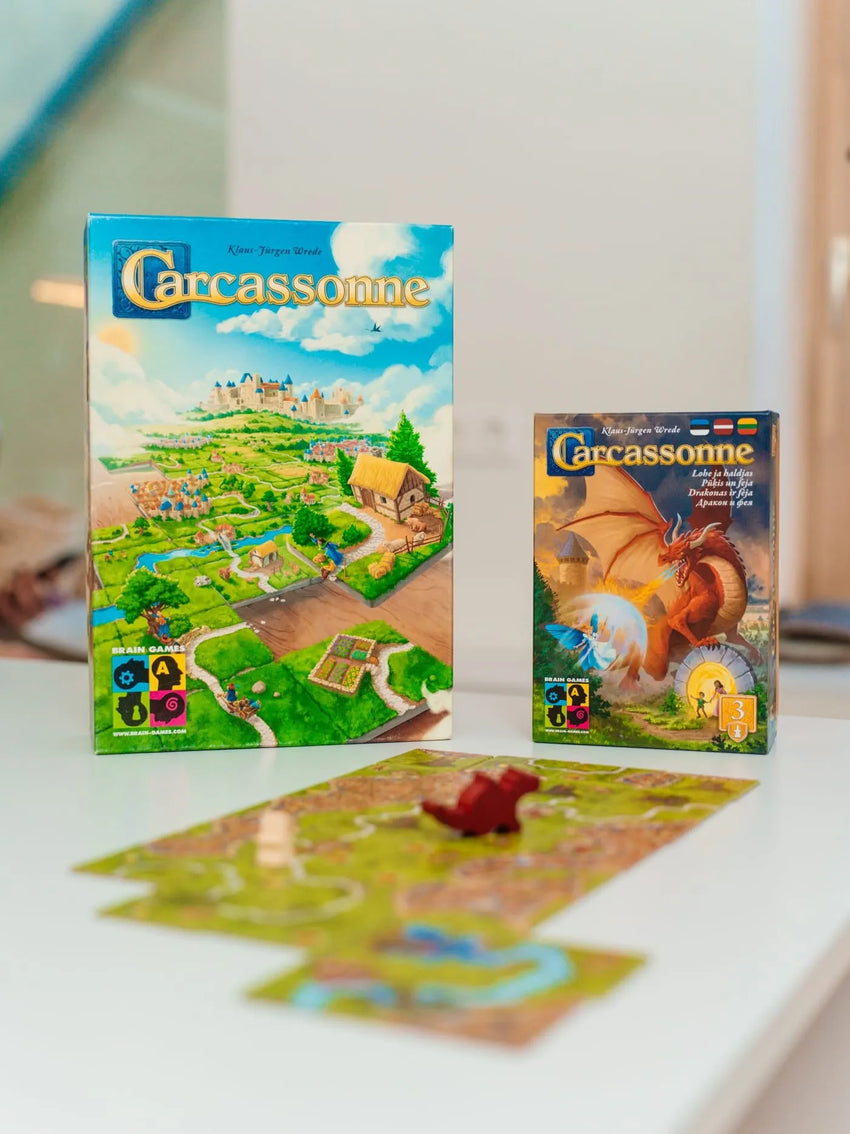 Brain Games LT Stalo žaidimai Carcassonne 3: Drakonas ir fėja (papildymas) (2025)