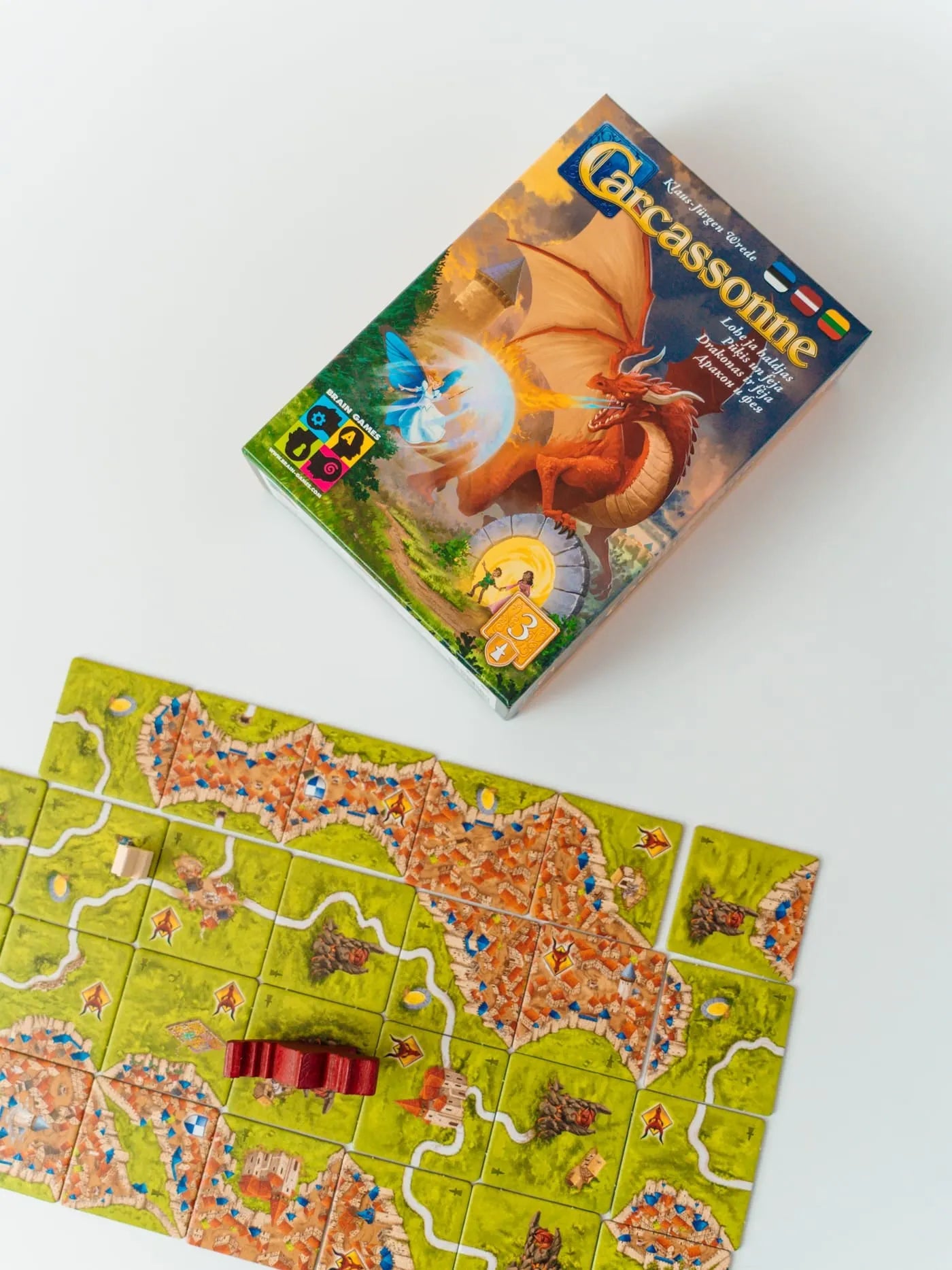 Brain Games LT Stalo žaidimai Carcassonne 3: Drakonas ir fėja (papildymas) (2025)