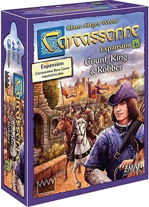 Carcassonne 6 Count, King & Robber (EN) (Papildymas)-Stalo žaidimai-Brain Games LT