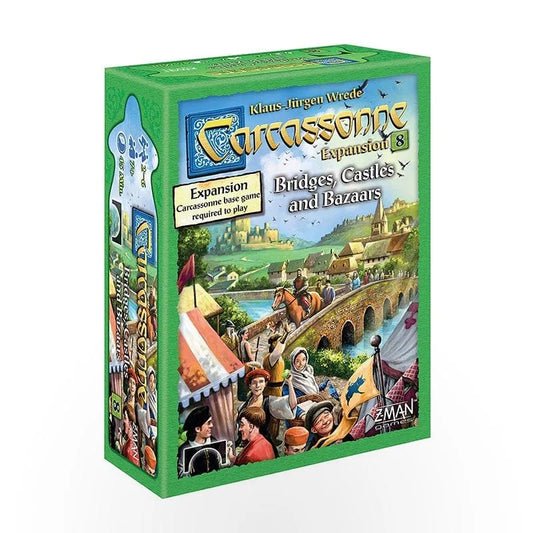 Carcassonne 8 Bridges, Castles & Bazaars (EN) (Papildymas)-Stalo žaidimai-Brain Games LT