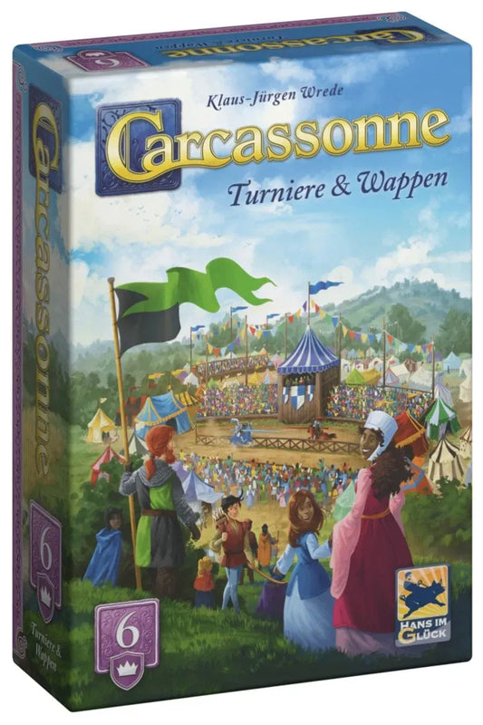 Carcassonne: Jousts & Crests #6 (papildymas)-Stalo žaidimai-Brain Games LT