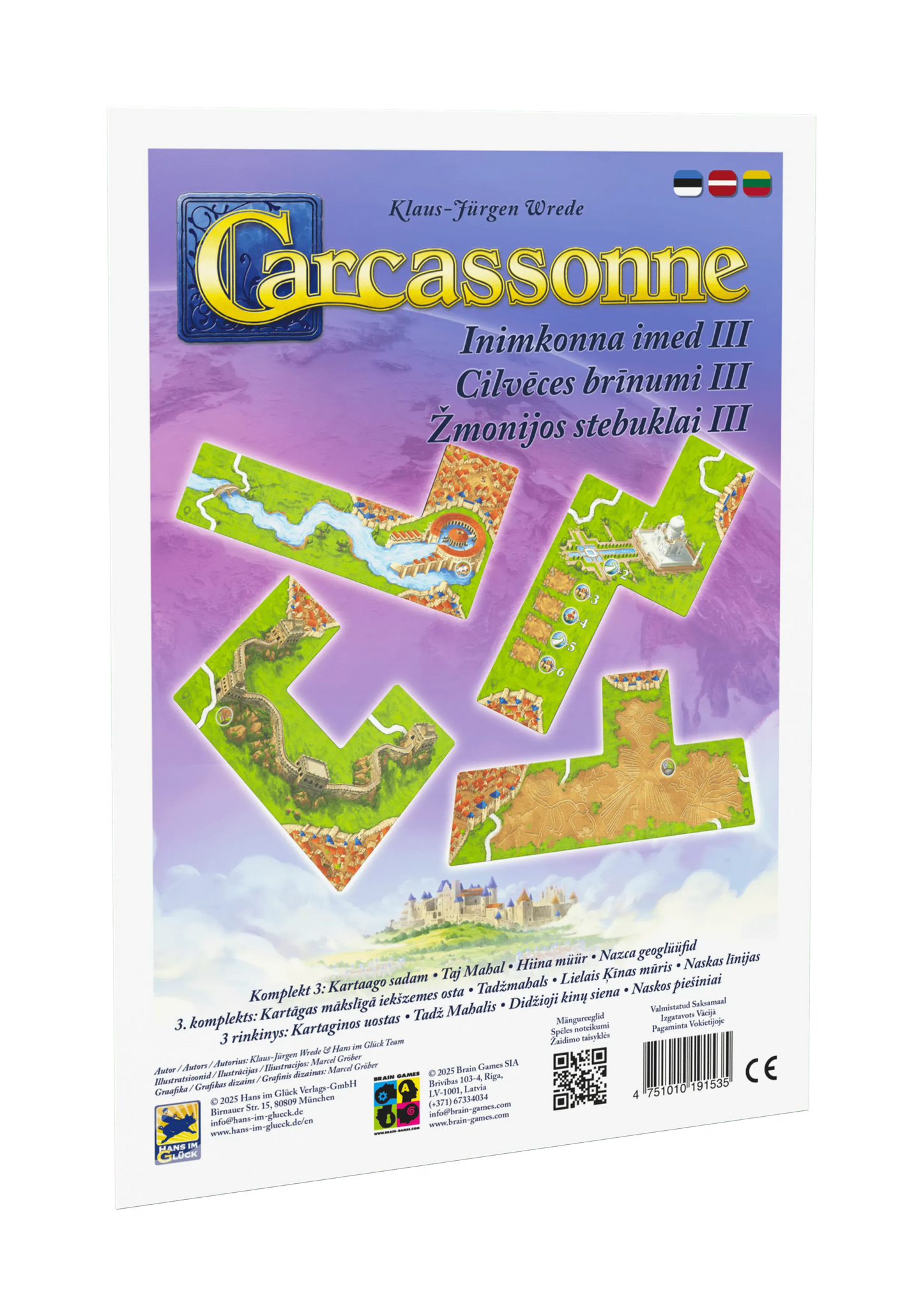 Carcassonne: Žmonijos stebuklai III-Stalo žaidimai-Brain Games LT