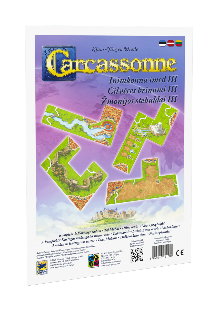 Carcassonne: Žmonijos stebuklai III-Stalo žaidimai-Brain Games LT