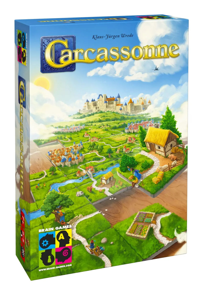Carcassonne-Stalo žaidimai-Brain Games LT