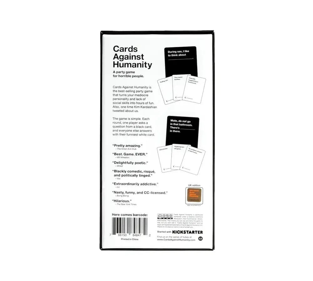 Cards Against Humanity UK Edition-Stalo žaidimai-Brain Games LT