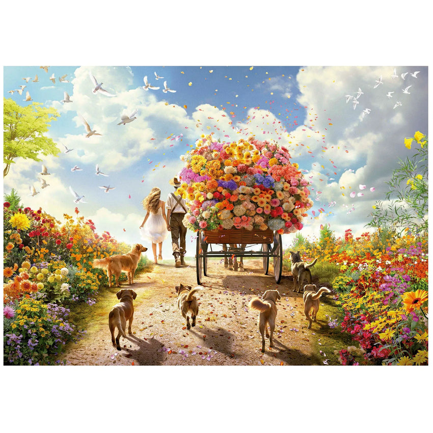 Carrying Flowers, 1000-Universalios dėlionės-Brain Games LT