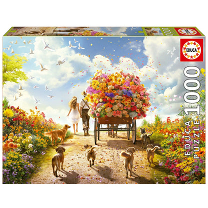 Carrying Flowers, 1000-Universalios dėlionės-Brain Games LT