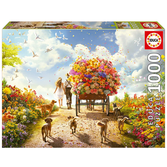 Carrying Flowers, 1000-Universalios dėlionės-Brain Games LT