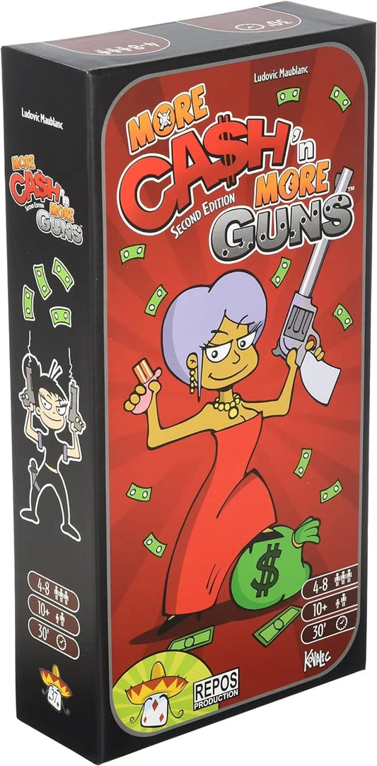 Cash 'n Guns More Cash & More Guns (papildymas)-Stalo žaidimai-Brain Games LT