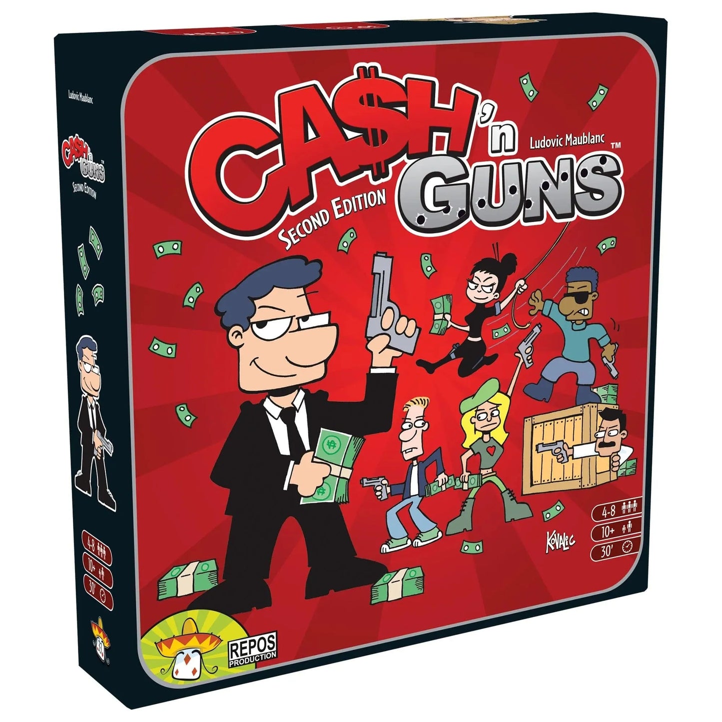 Cash'n Guns-Stalo žaidimai-Brain Games LT