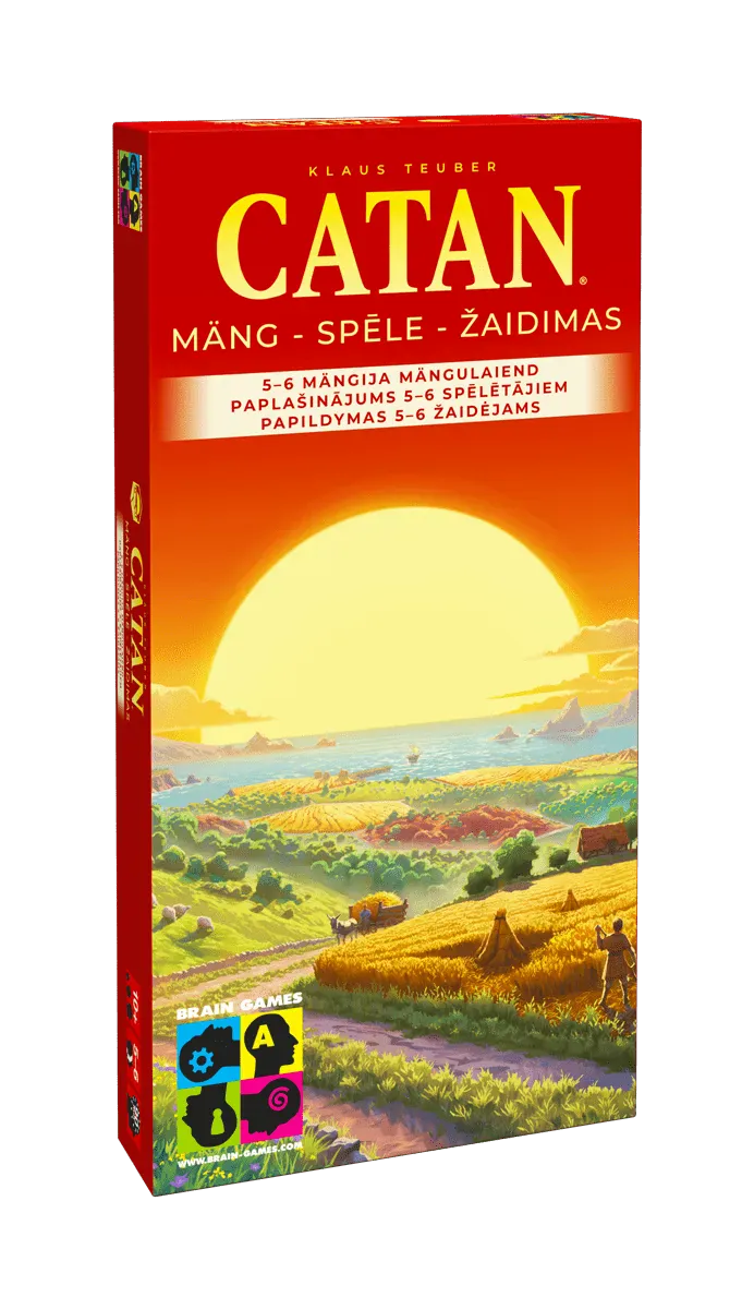 CATAN: 5–6 žaidėjams (Papildymas)-Stalo žaidimai-Brain Games LT