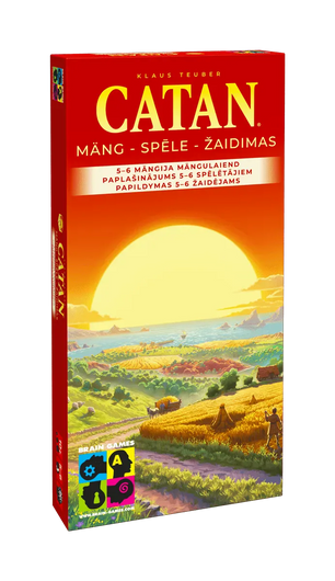 CATAN: 5–6 žaidėjams (Papildymas)-Stalo žaidimai-Brain Games LT