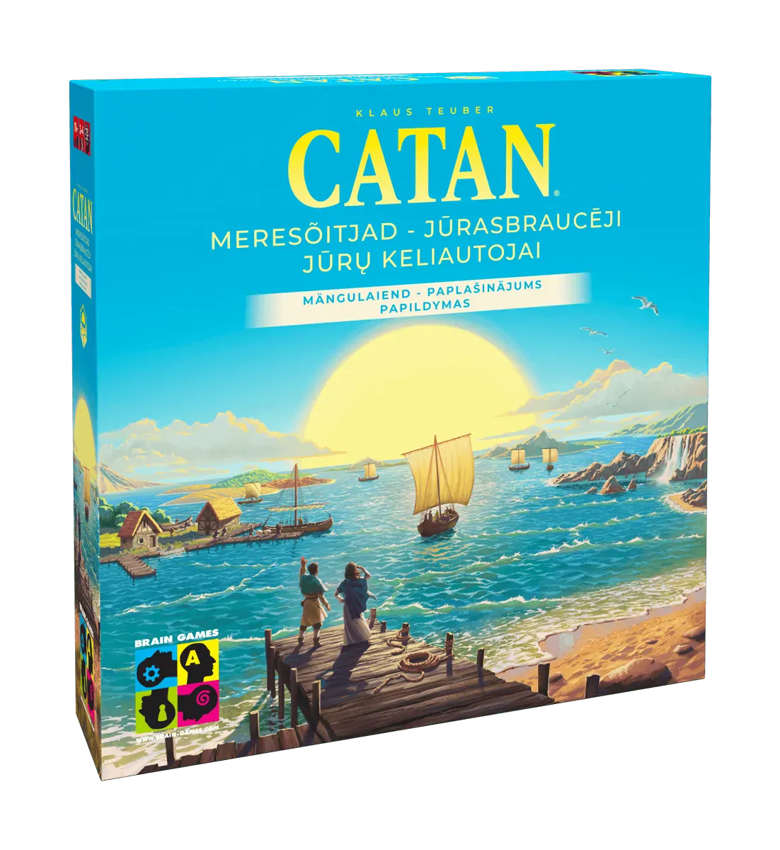 CATAN: Jūrų keliautojai (Papildymas) (2025)-Stalo žaidimai-Brain Games LT