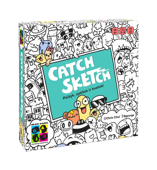 Brain Games LT Stalo žaidimai Catch Sketch