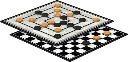 Checkers game-Klasikiniai žaidimai-Brain Games LT