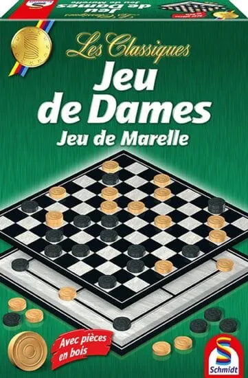 Checkers game-Klasikiniai žaidimai-Brain Games LT