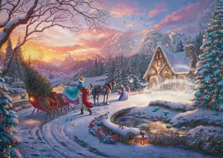 Schmidt Universalios dėlionės Cinderella Bringing Home the Tree, 1000