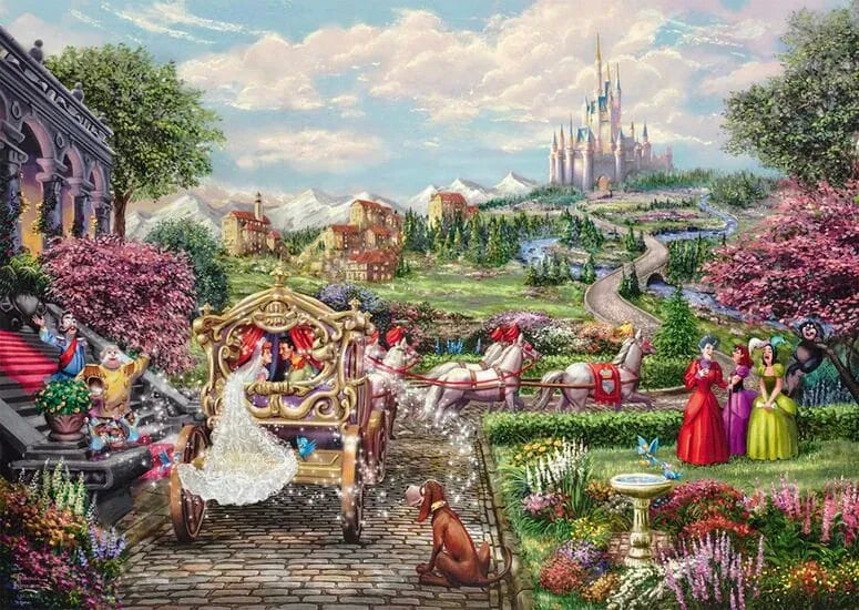 Cinderella Happily Ever After, 1000-Universalios dėlionės-Brain Games LT