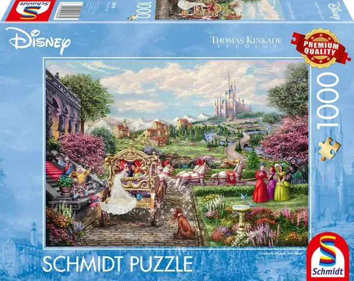 Cinderella Happily Ever After, 1000-Universalios dėlionės-Brain Games LT